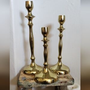 Set of 3 Candlestick holders